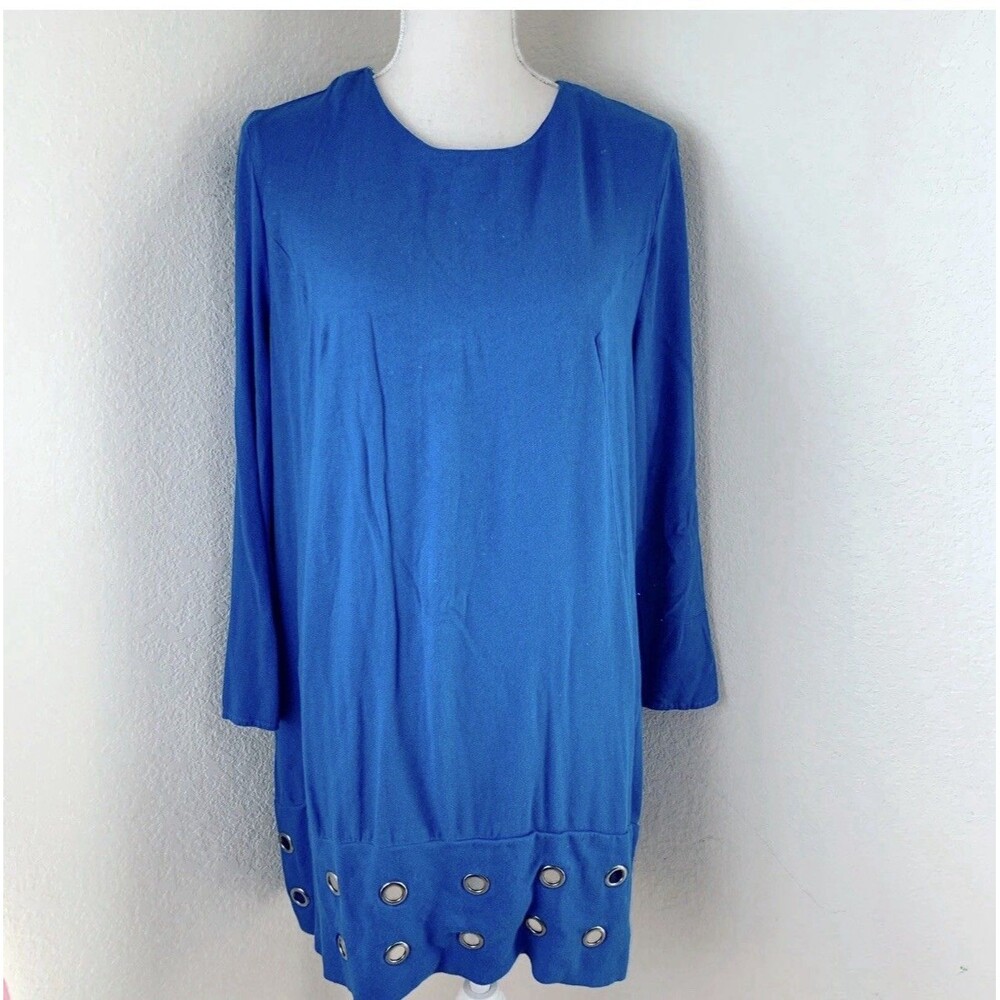 Shoedazzle Women’s Size Medium Blue Studded Dress Zipper NWT